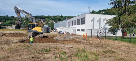 Regijski gasilski poligon - gradbišče